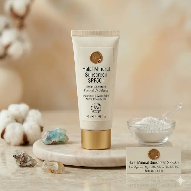 Halal Mineral Sunscreen SPF50+